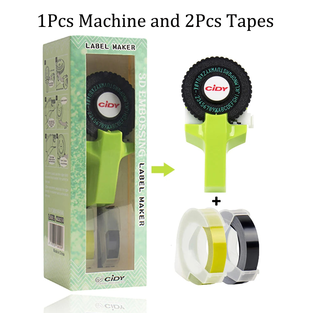 Manual Nine-Millimetre Embossing Label Maker