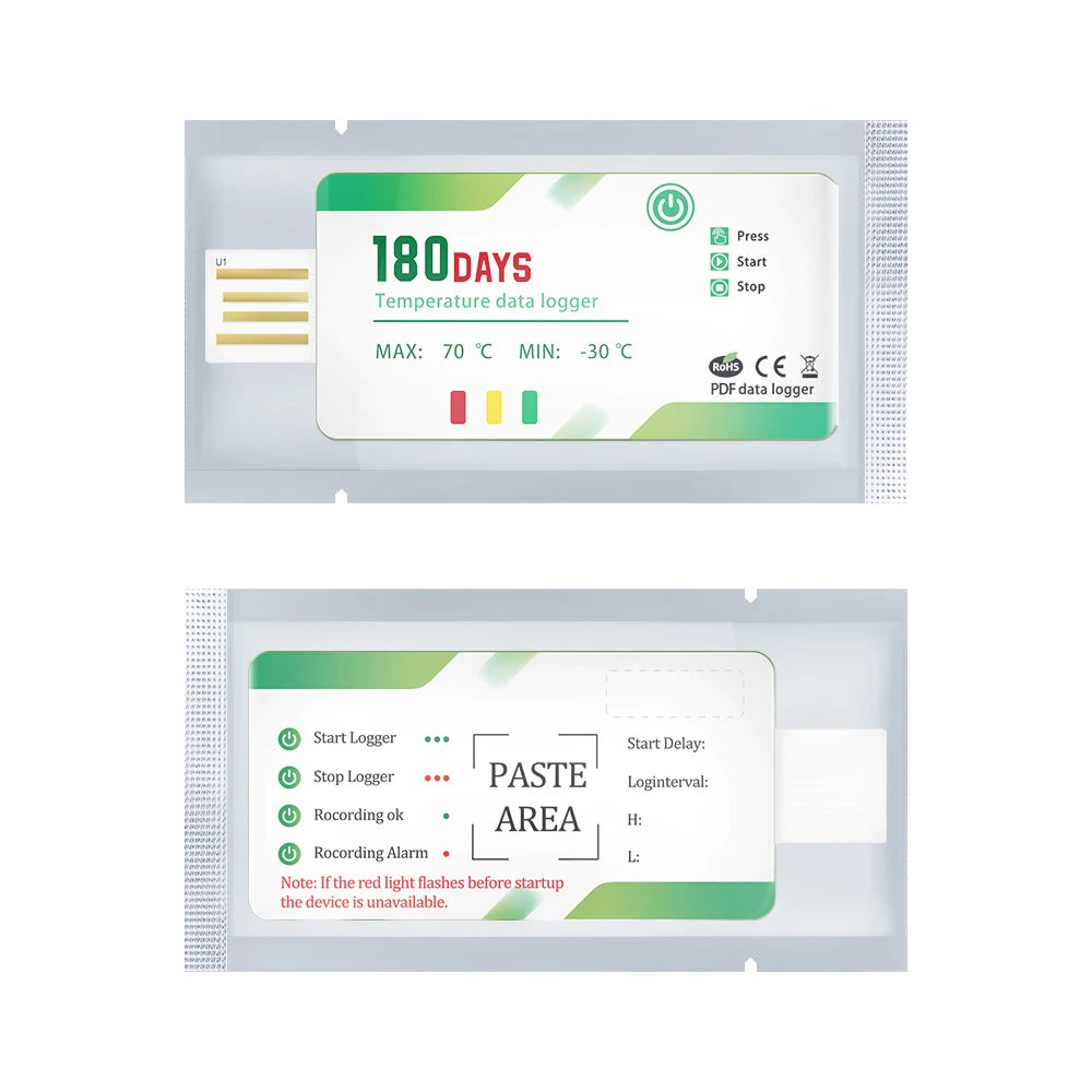 مسجل بيانات درجة الحرارة عبر منفذ USB - Temp016/Temp017