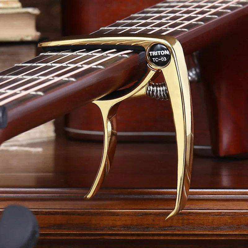 Quick-Change Guitar Capo with Silicone Padding