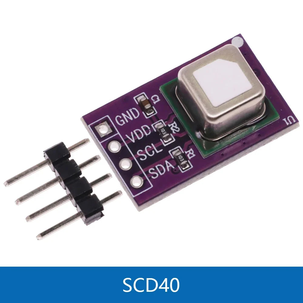 SCD40- oder SCD41-CO2-Sensormodul mit I2C