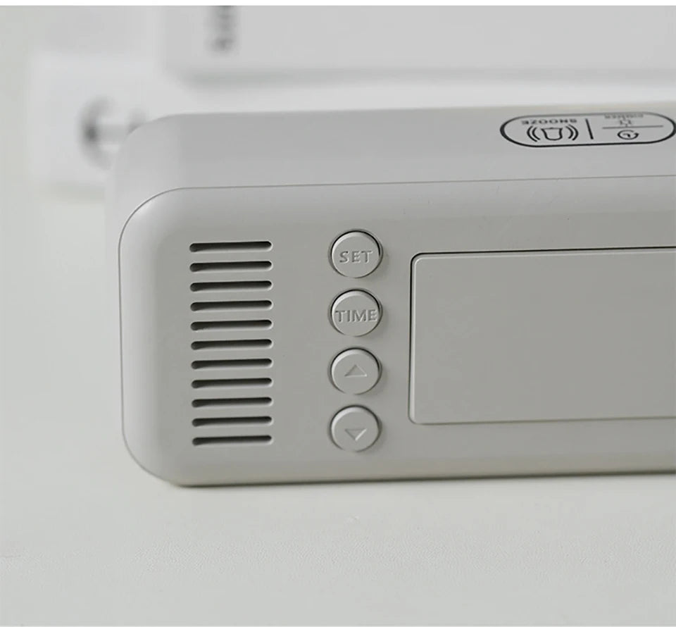 Wood-Style Digital Dual Alarm Clock