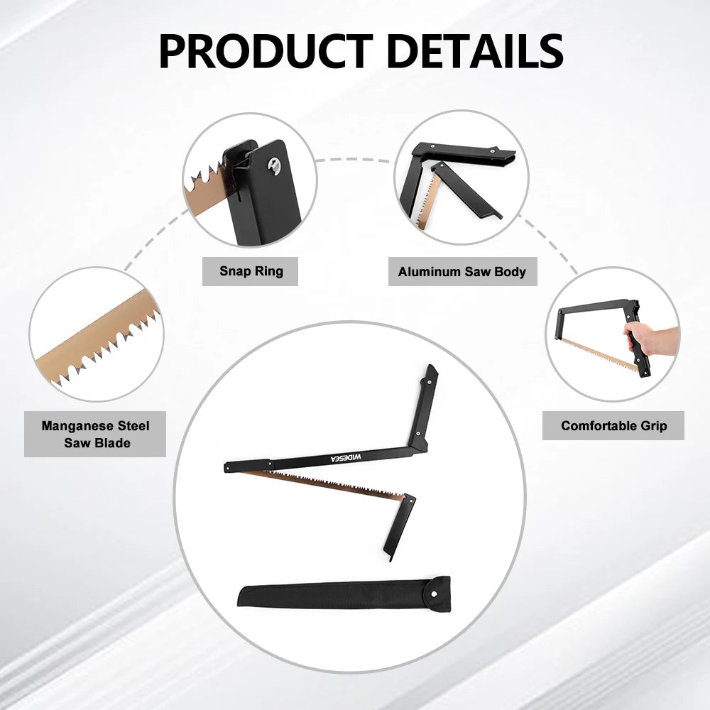 Folding Hand Saw for Camping and Tree Pruning