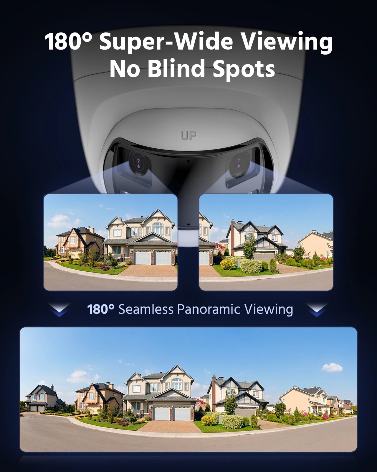 ANNKE 3K Dual-Lens 180° Wired Security Camera with Full Color Night Vision