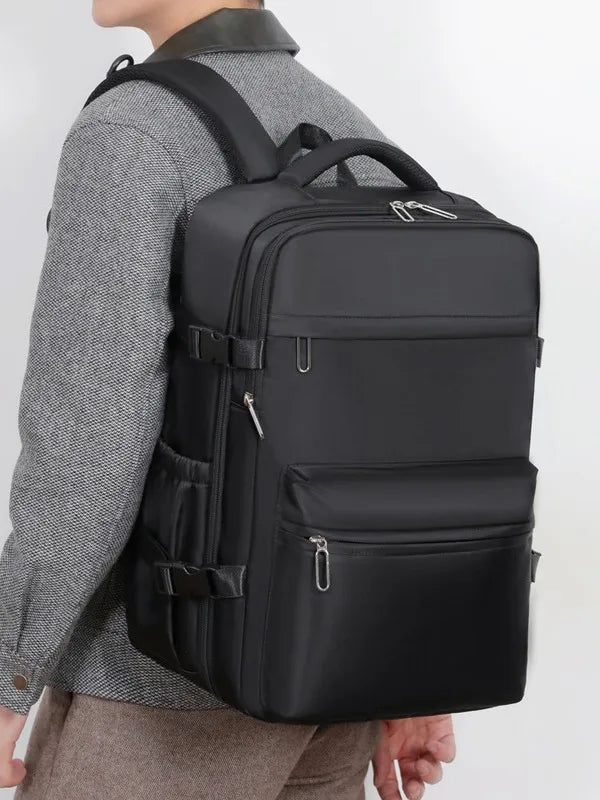 Women Men Backpack School Bag Vacuum Backpack Travel Bag for Men Large Capacity Backpack Business Laptop Backpack Expandable