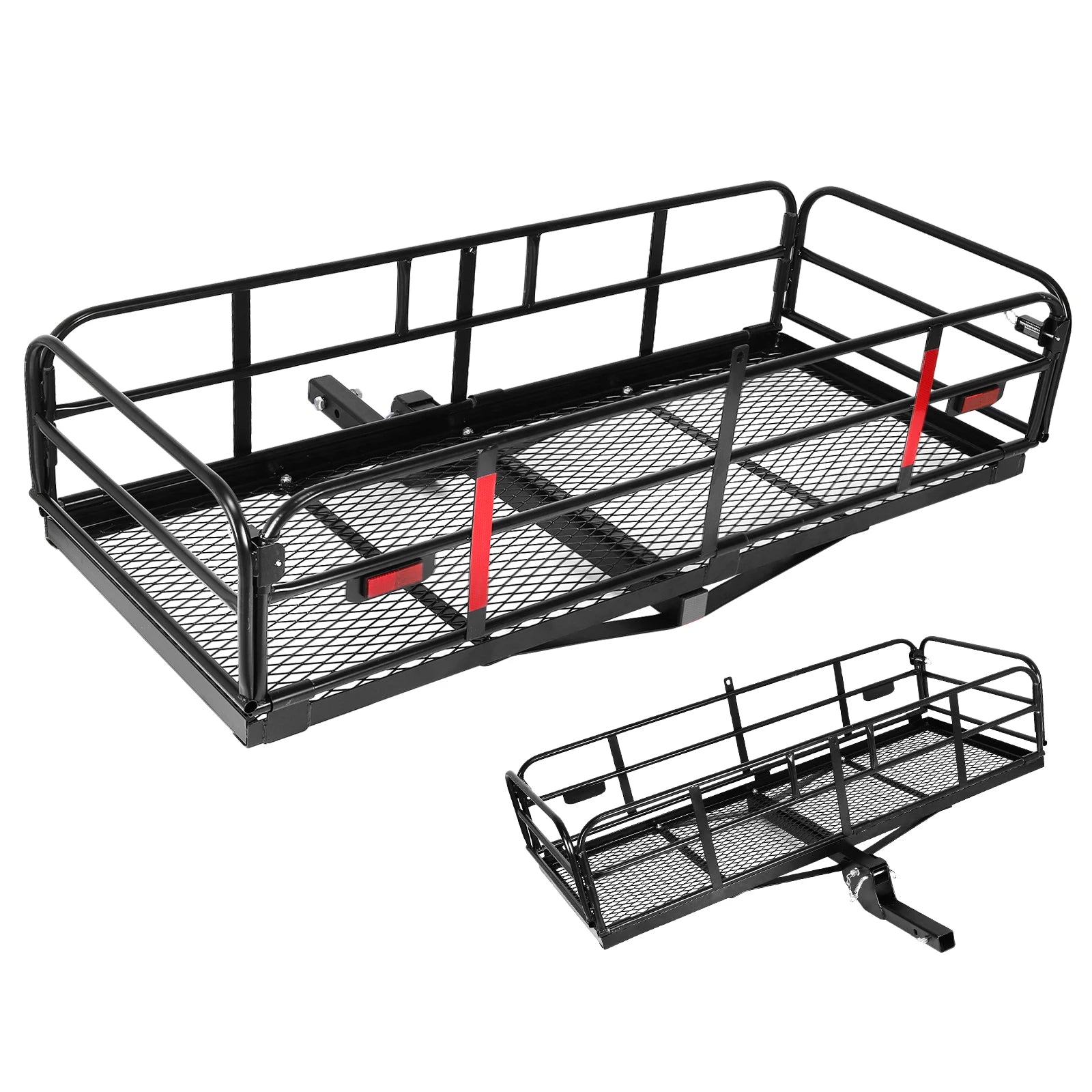 Hitch Cargo Carrier 500 LBS with Hitch Stabilizer for 2-Inch Receiver