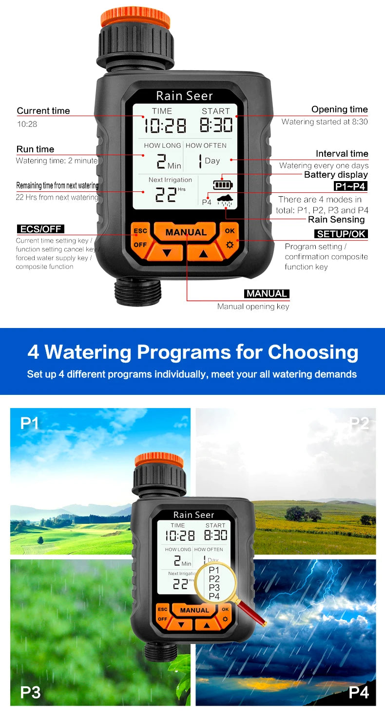 LCD Garden Watering Timer