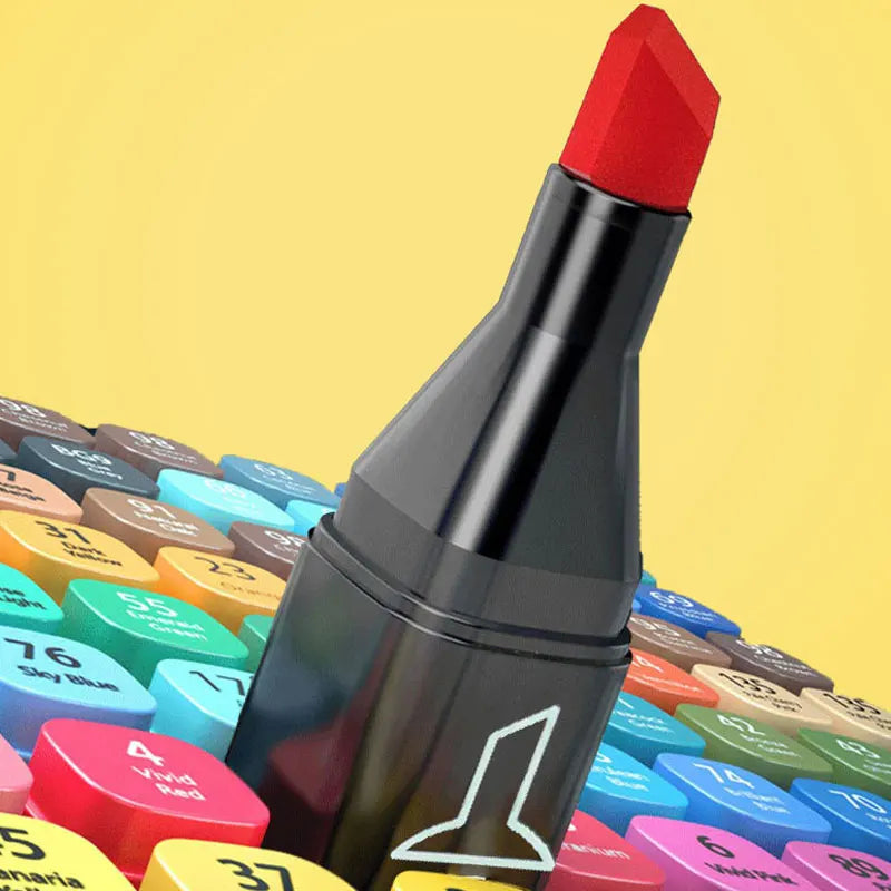 168 Colored Marker Pens Set for Manga & Sketching