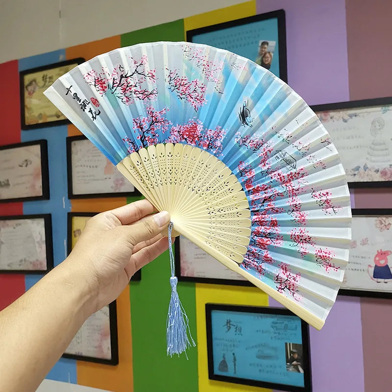 Folding Bamboo Hand Fan in Chinese Style