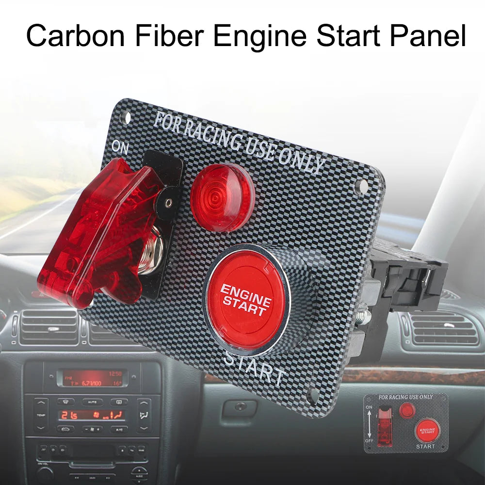 12 V Engine-Start Switch Panel with Relay