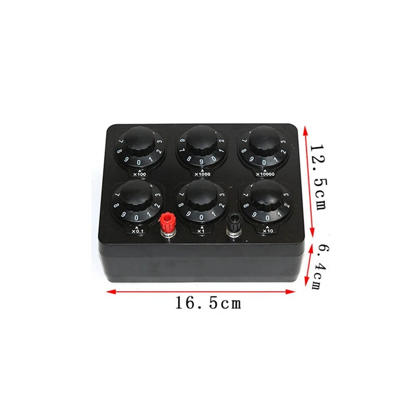Caja de resistencia ajustable para enseñanza de electrónica