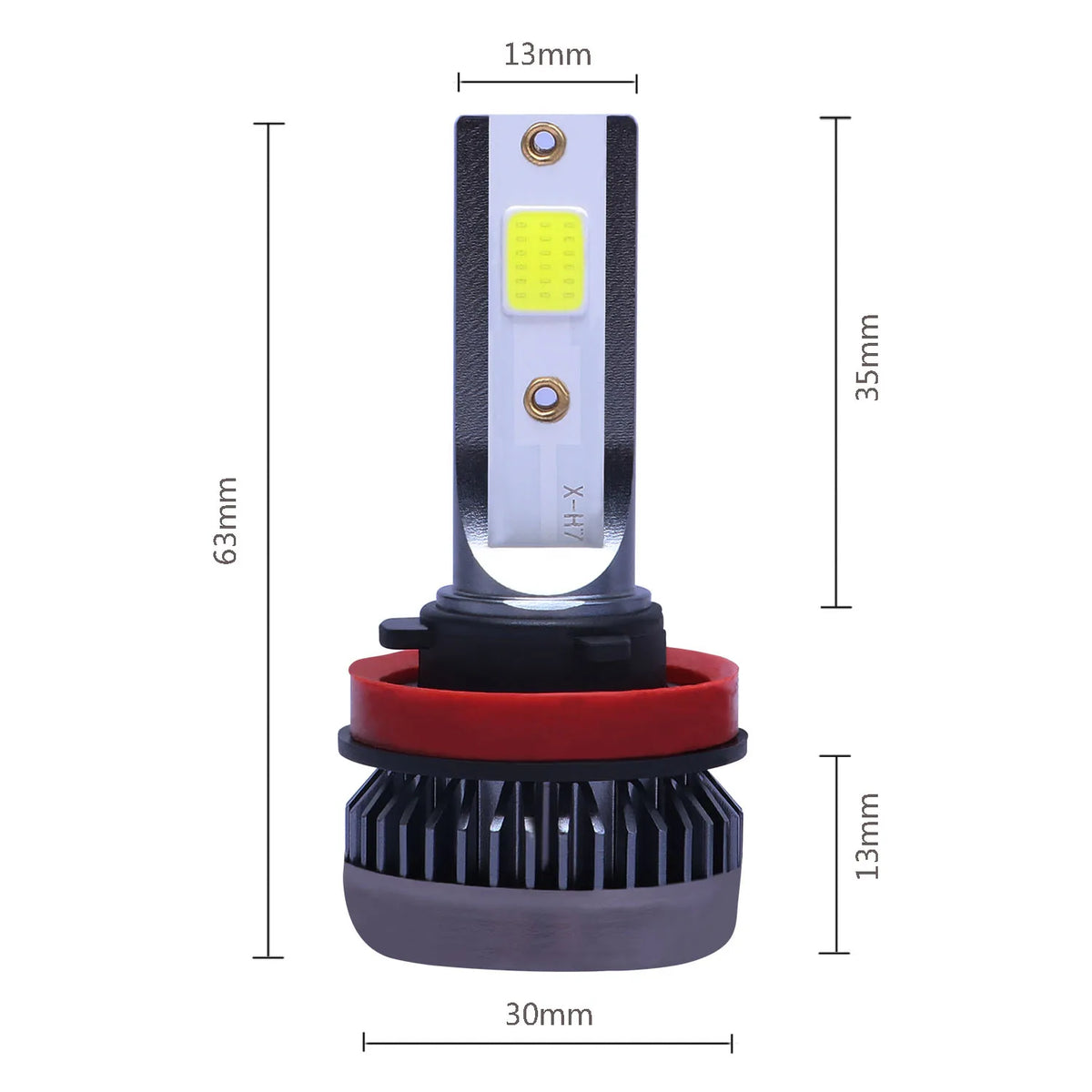 2 pezzi LED H4 H7 per fari auto H1 LED H8 H11 9005 HB3 9006 HB4 9004 HB1 H3 HB5 H13 luci LED 20000LM lampada turbo, 12V
