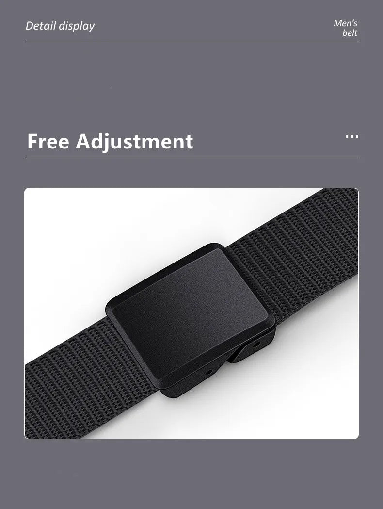 2PC Military Automatic Buckle Nylon Belt Outdoor Hunting Multifunctional Tactical Canvas Belt High Quality Men And WomenBelt