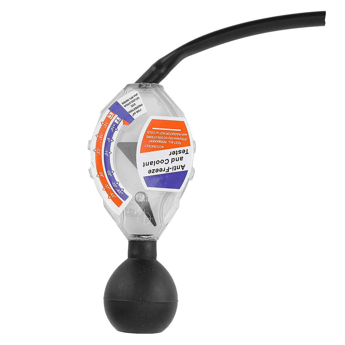 Dial Type Coolant Tester Durable Car Radiator Coolant Tester Antifreeze Coolant Tester Tool Cooling System Auto Replacement Part