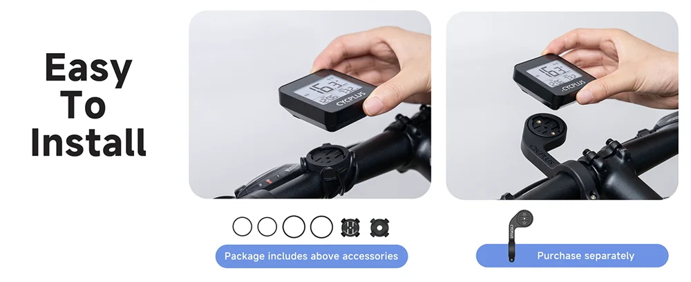 CYCPLUS GPS Bike Computer Wireless Stopwatch IPX6 Waterproof Cycling Odometer Bicycle Accessories Speedometer