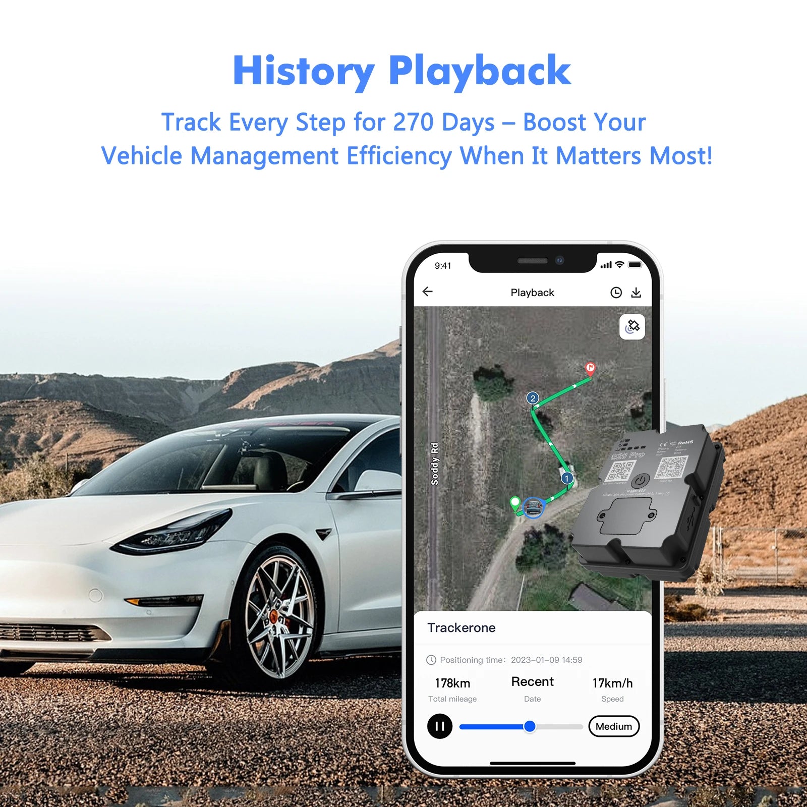 Veľkoobchod 4G GPS tracker pre auto motocykl - real-time 30 dní sledovania, anti-theft locator, platená Android/iOS app