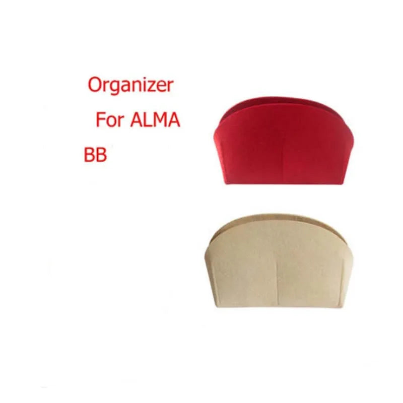 Vilten handtasorganizer voor tassen in Alma BB-stijl