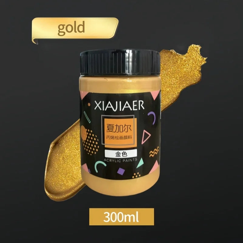 Set di pigmenti acrilici metallizzati perlescenti