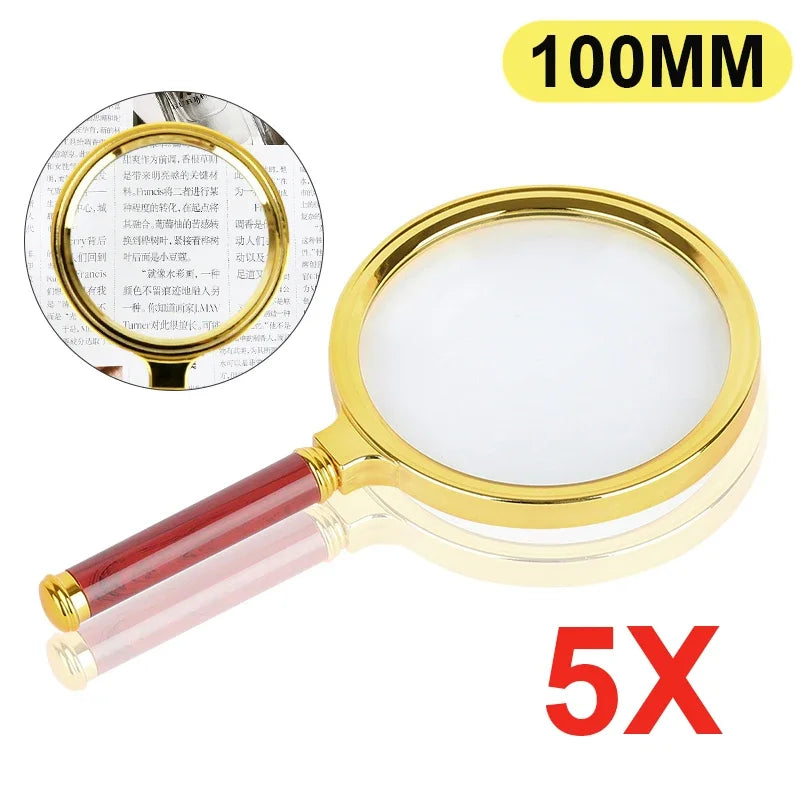 Handheld Reading Magnifier - Multiple Lens Sizes