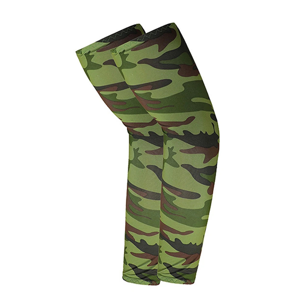 2Pcs Unisex Cooling Arm Sleeves Cover Women Men Sports Running UV Sun Protection Outdoor Fishing Cycling Sleeves for Hide Tattoo