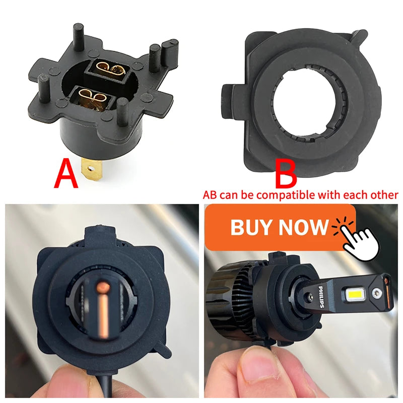 Philips Ultinon Rally 3551 LED H4 H7 H11 HB3/4 9006 9005 HIR2 Car Headlight 6500K White Max Power 50W Max Lumen 4500lm LED Bulb