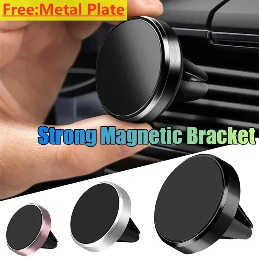 Air Vent Magnet Smartphone Mobile Stand Magnetic Car Phone Holder Cell GPS Mount For iPhone 16 15 14 13 12 Xiaomi Samsung Holder