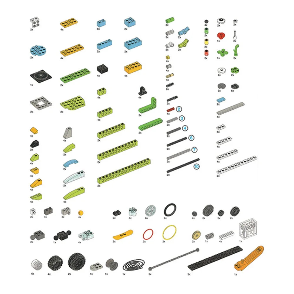 Pezzi per costruzioni robotiche e kit Hub per WeDo 2.0