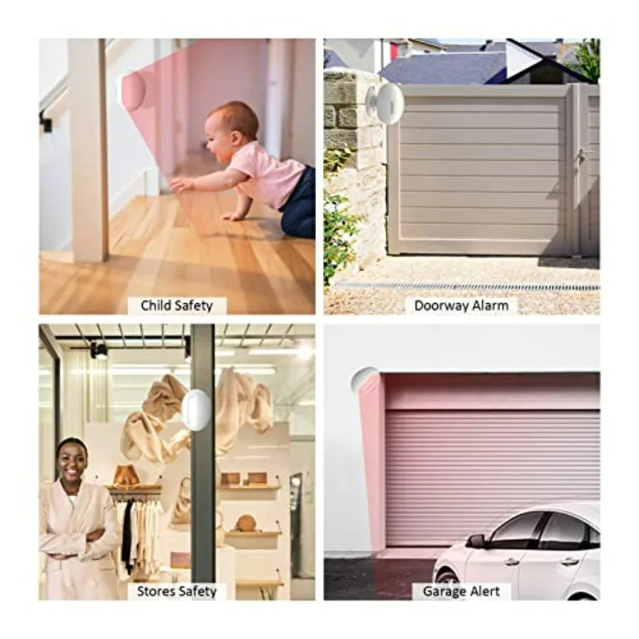 Wireless Motion Sensor Door Chime with 500ft Range & 32 Tunes