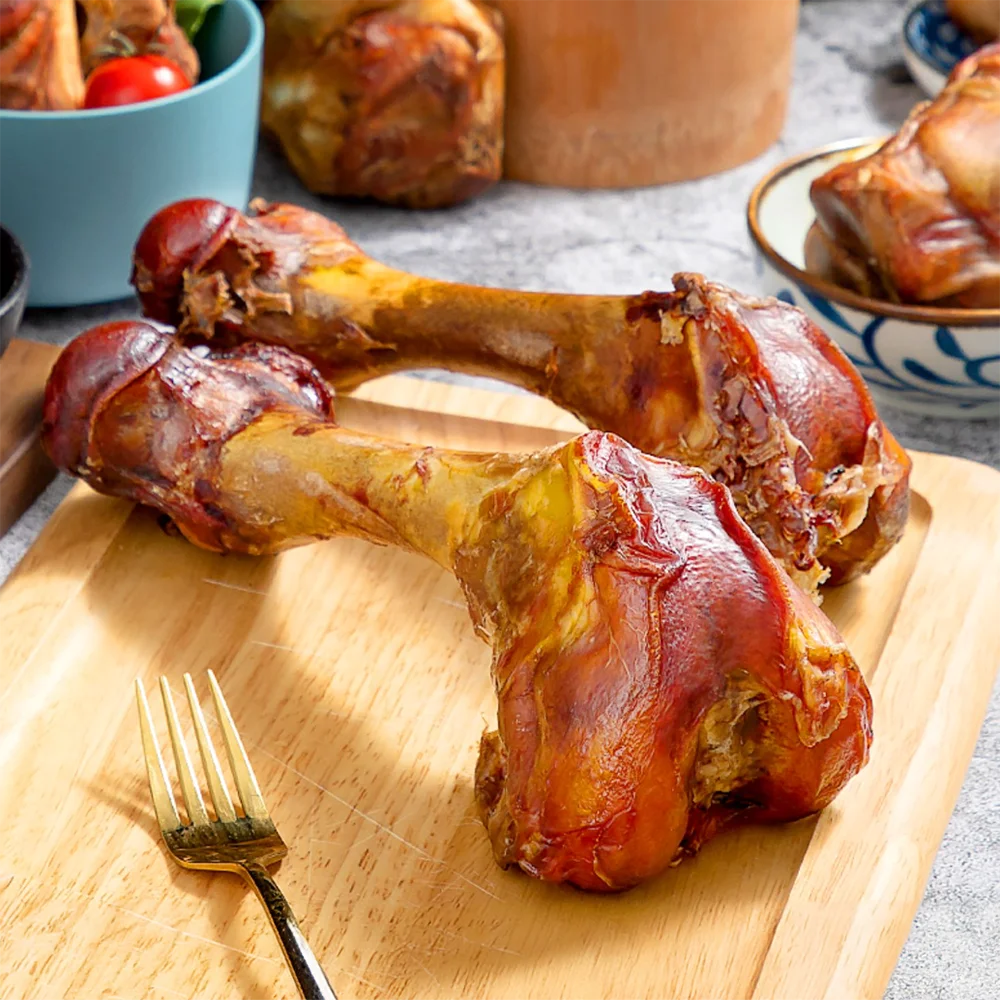 Veľká prírodná hovädzia kosť pre psa, 16 cm dlhá, 150–190 g na žuvanie