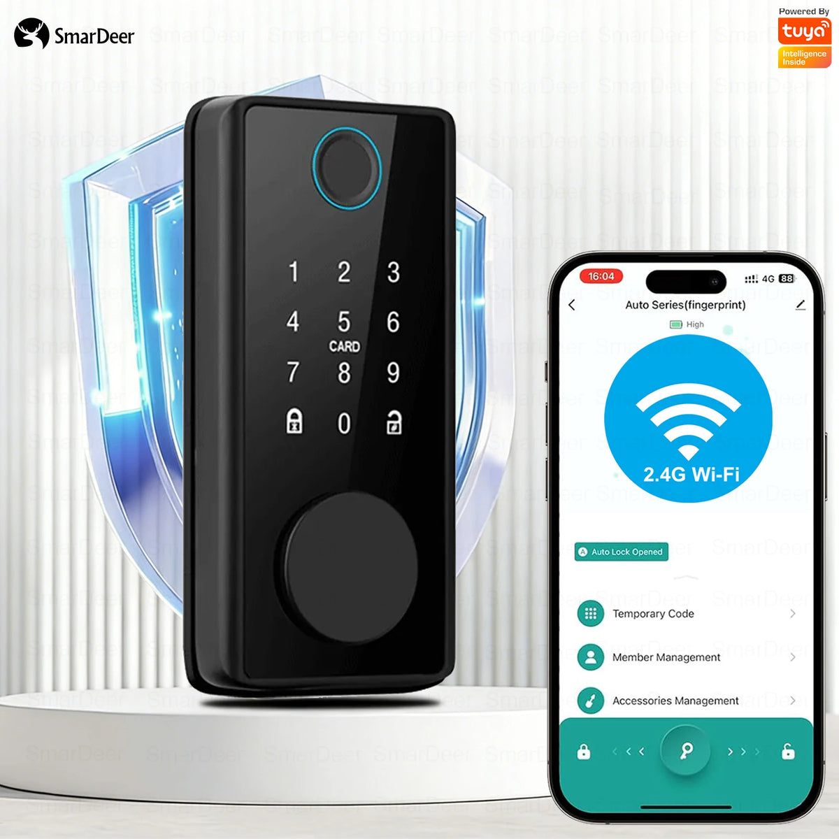 L001-TYWF Fingerprint and Wi-Fi Door Lock