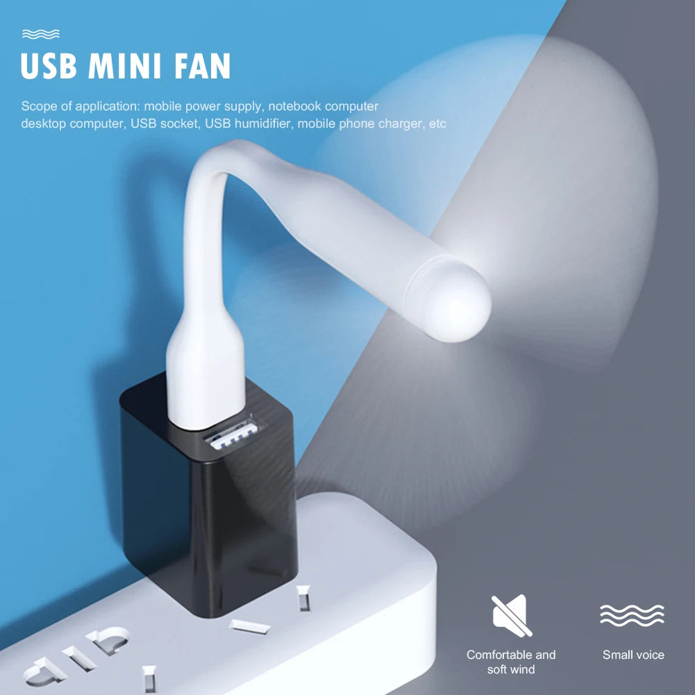 Gibljivi mini ventilator USB