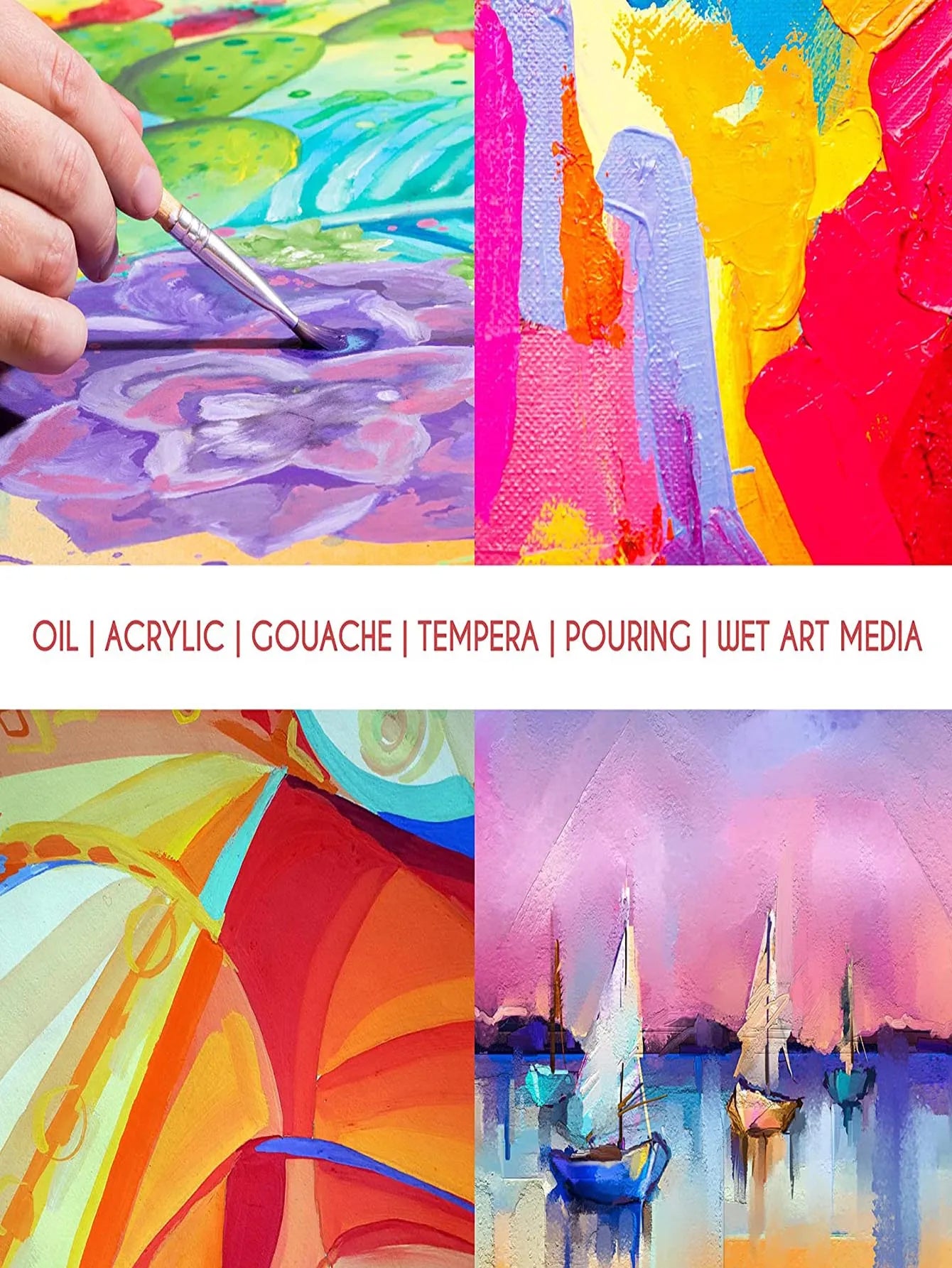 Bview Art 8x10 Bawełniana Rozciągnięta Płócienna Deska