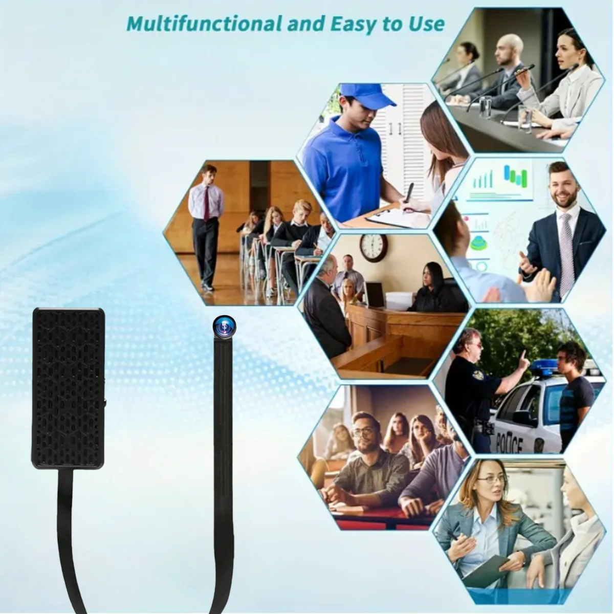 HD WiFi Mini Camera with Motion Detection & Remote Viewing