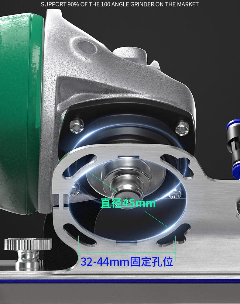 45° Tile Chamfering Guide for 100-Type Angle Grinders