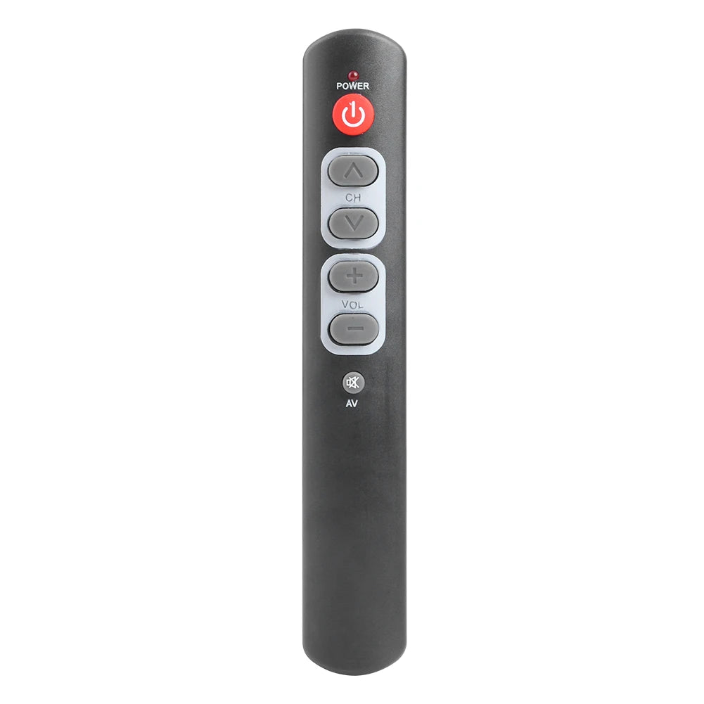 Six-Button Learning IR Remote for Compatible TV and AV Devices