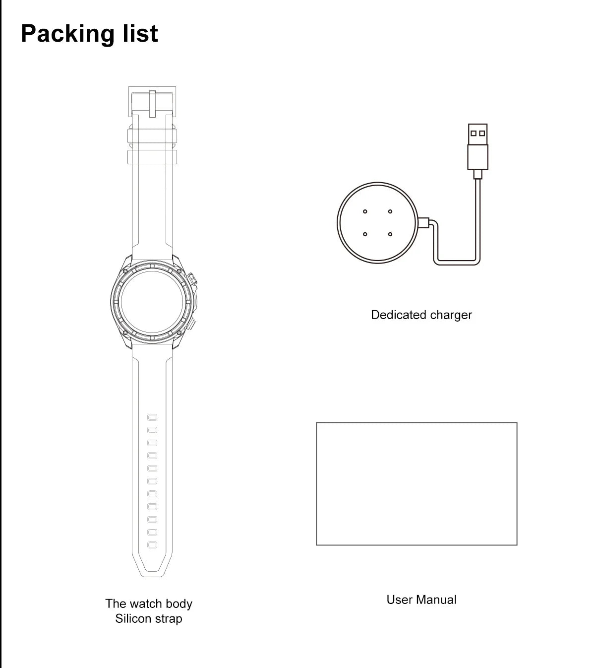 GPS Smartwatch with Offline Maps, AMOLED Display & 4GB Memory