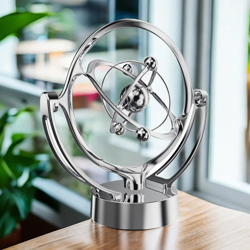 USB or Battery-Powered Kinetic Orbit Desk Ornament