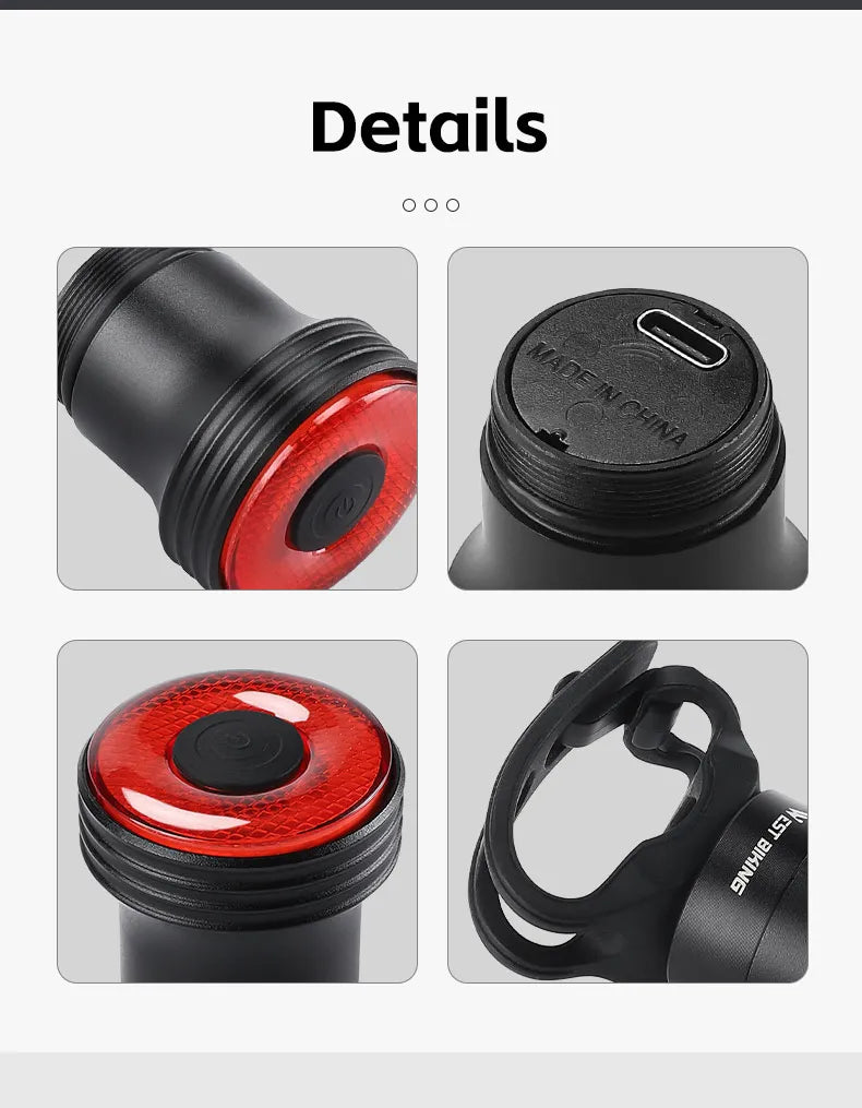 Smart Bicycle Tail Light — USB-C