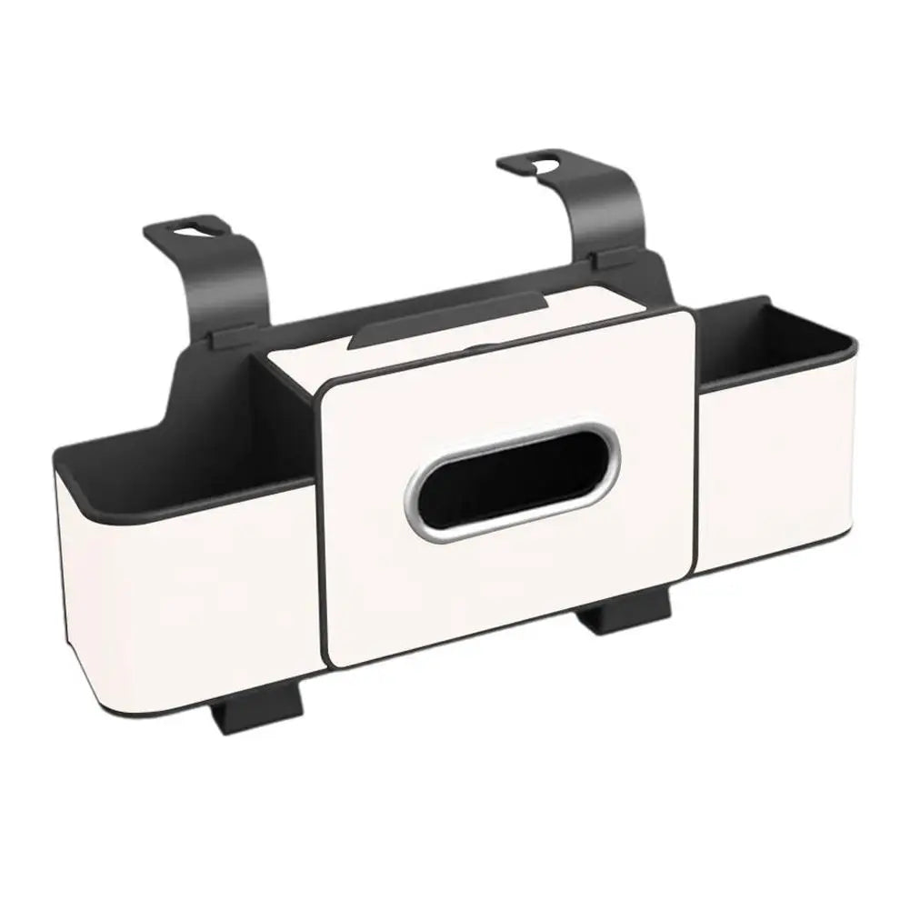Seat-Back Car Organiser with Tissue and Cup Storage