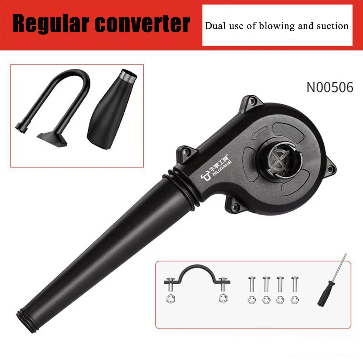 Mini Blower Attachment for Compatible Angle Grinders