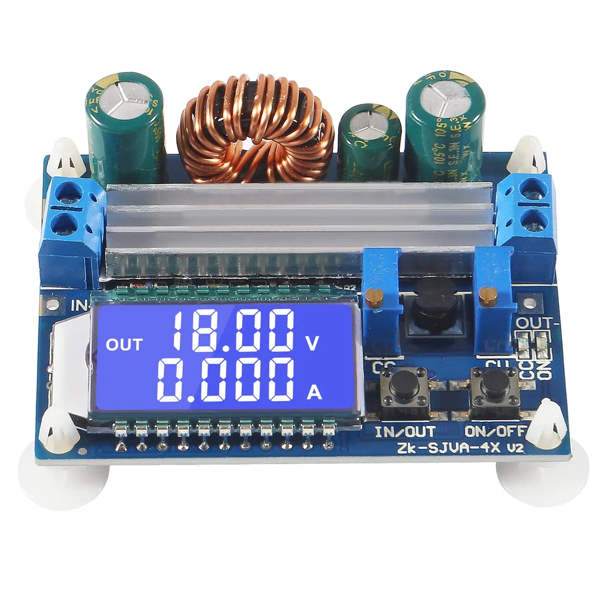 Adjustable DC Buck-Boost Converter with LCD