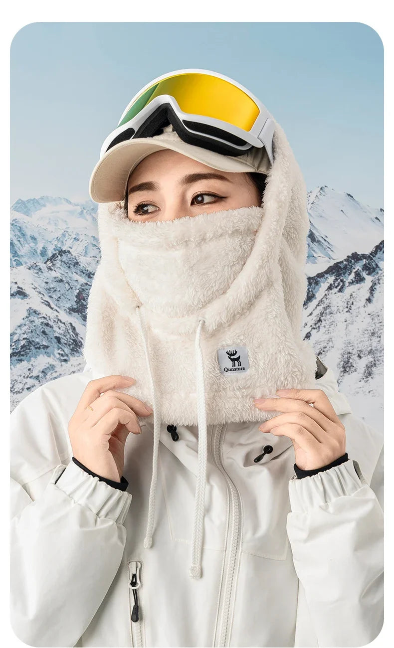 Winter Ski Mask Balaclava Full Face Fleece Hood Neck Warmer