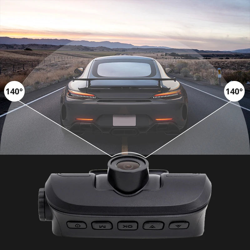 Dash Cam 1080P HD Small Screen Front Video Single Lens Recorder HD Night Vision Loop Recording G-Sensor Car Video Recorder