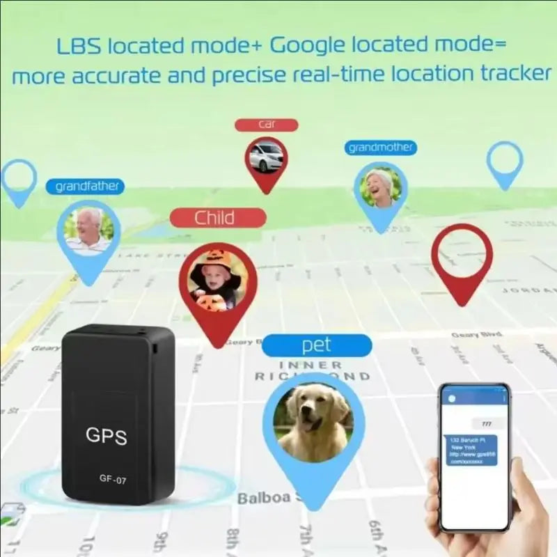 Μίνι εντοπιστής GPS θέσης App Gf07 Οχήματα ανιχνευτής GPS μαγνητικό ανεύρεση οχήματος Anti-Lost Anti-Theft συναγερμός GPS εντοπισμού συσκευή