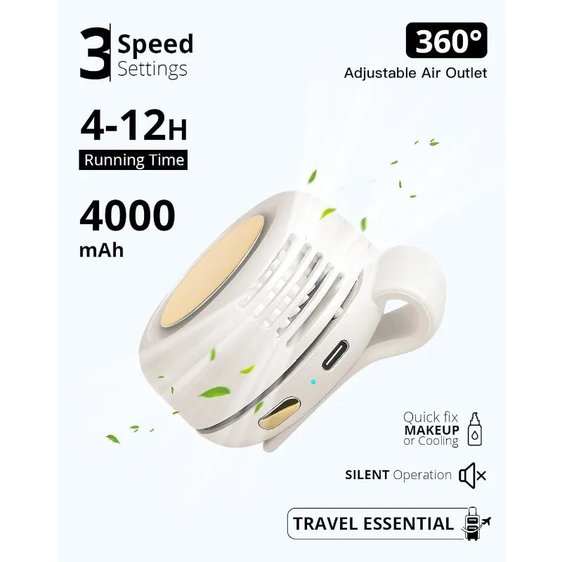 Mini Clip-On Personal Fan