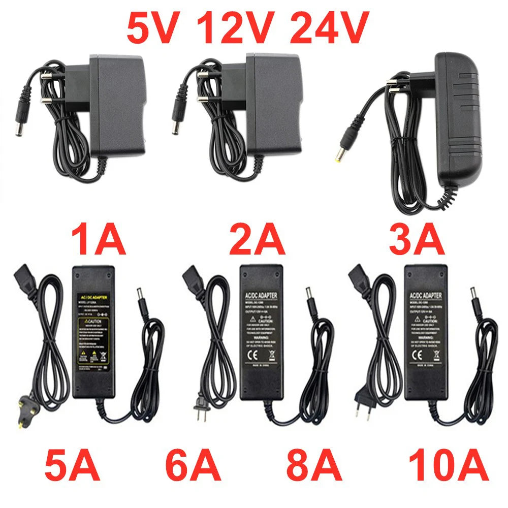DC Power Adapter - 5 V, 12 V or 24 V Options