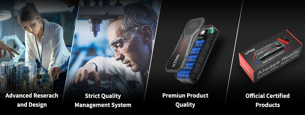 UTRAI 27000mAh Car Jump Starter Power Bank 6000A