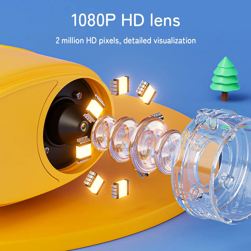 2-Inch Rechargeable Handheld Kids Microscope
