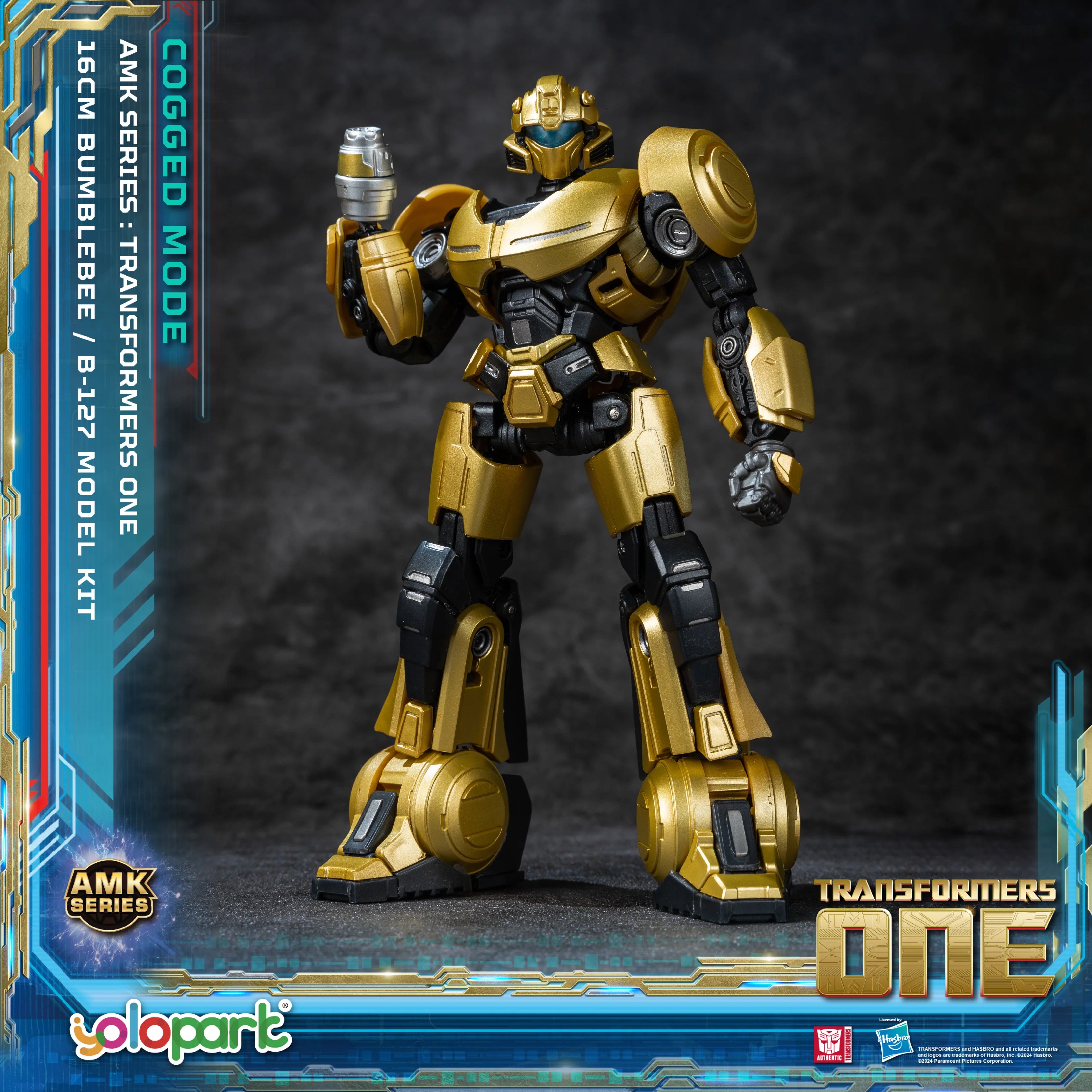 YOLOPARK Bumblebee Transformers figurka v ozubeném režimu