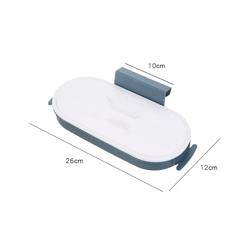 Over-Cupboard Rubbish Bag Holder with Lid