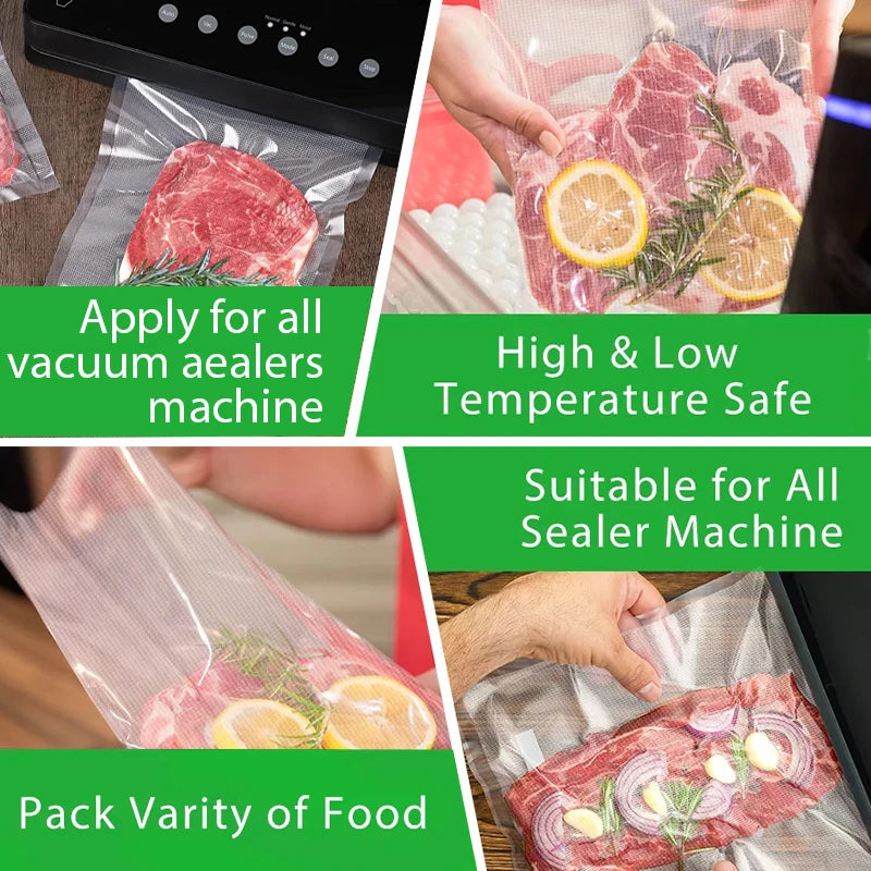 Rouleaux gaufrés pour appareil de mise sous vide, différentes largeurs et options de lot